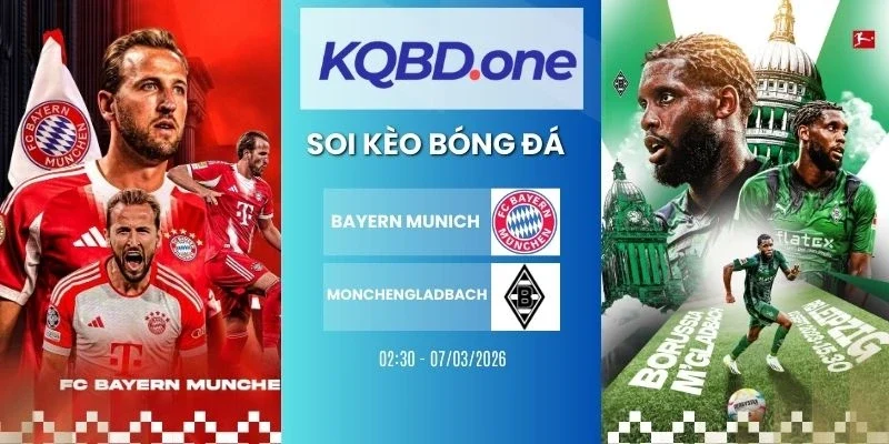 Nhận định soi kèo Bayern Munich vs Monchengladbach - Bundesliga, 07/03/2026